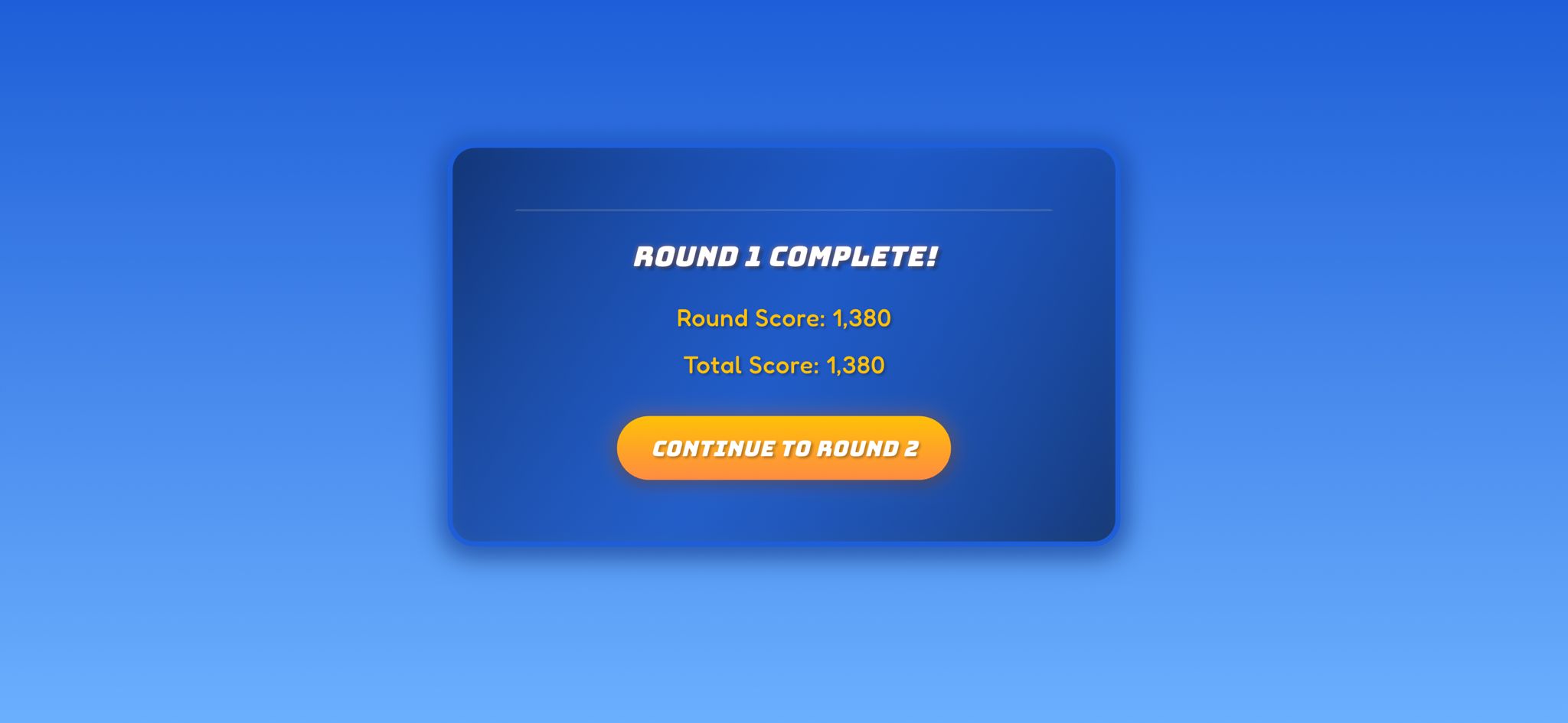 MatchFive round complete